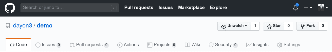Create a copy of the Repo!
